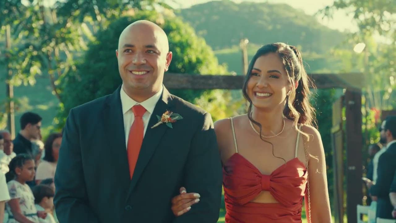 Casamento no Ventre da Terra: Marla e Rômulo